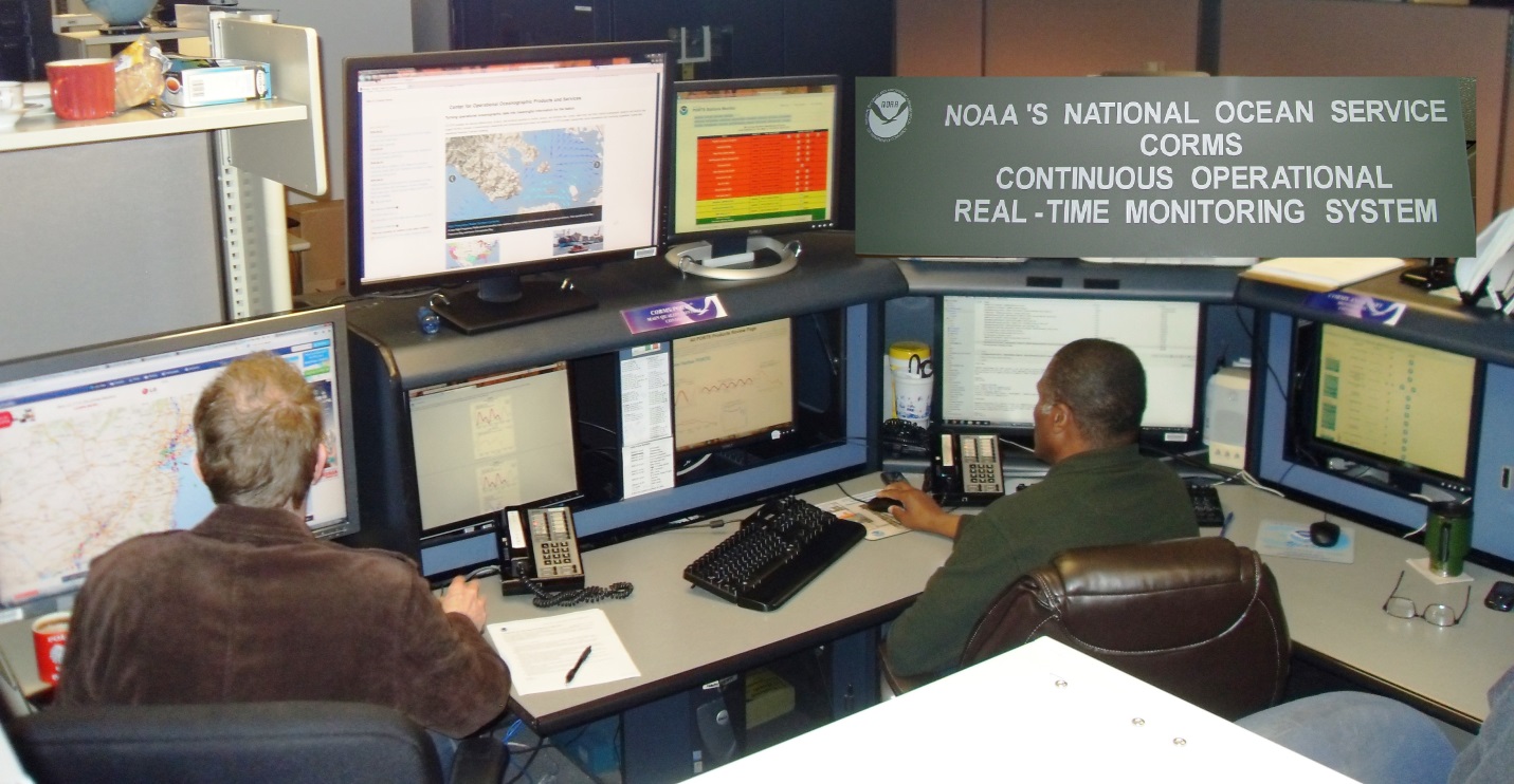 Picture of a CORMS operator at work